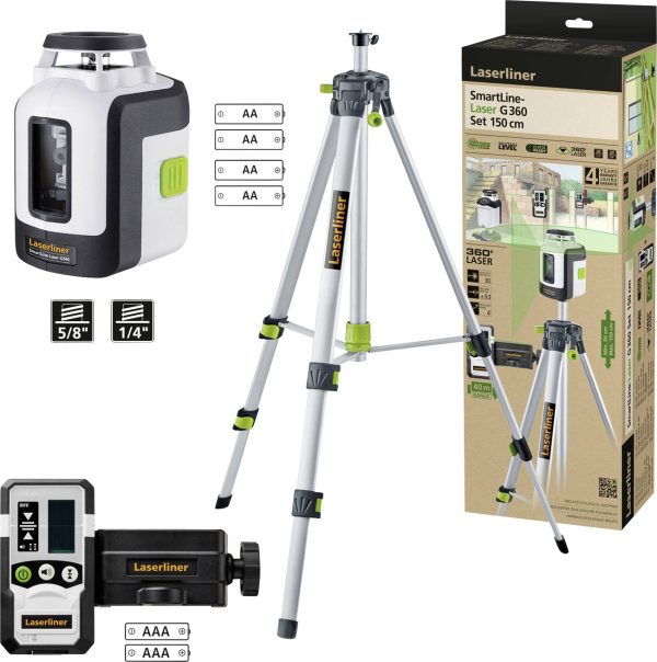 Laser 360° Laserliner SmartLine-Laser G360 Set 150cm 081.118E