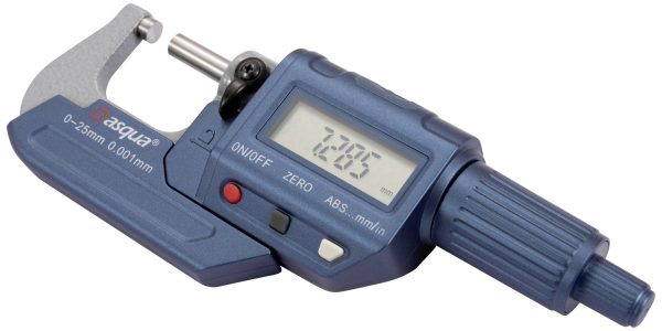 Dasqua 4230-2010 Cyfrowy mikrometr zewnętrzny ze wskaźnikiem cyfrowym 25 – 50 mm Odczyt: 0.001 mm