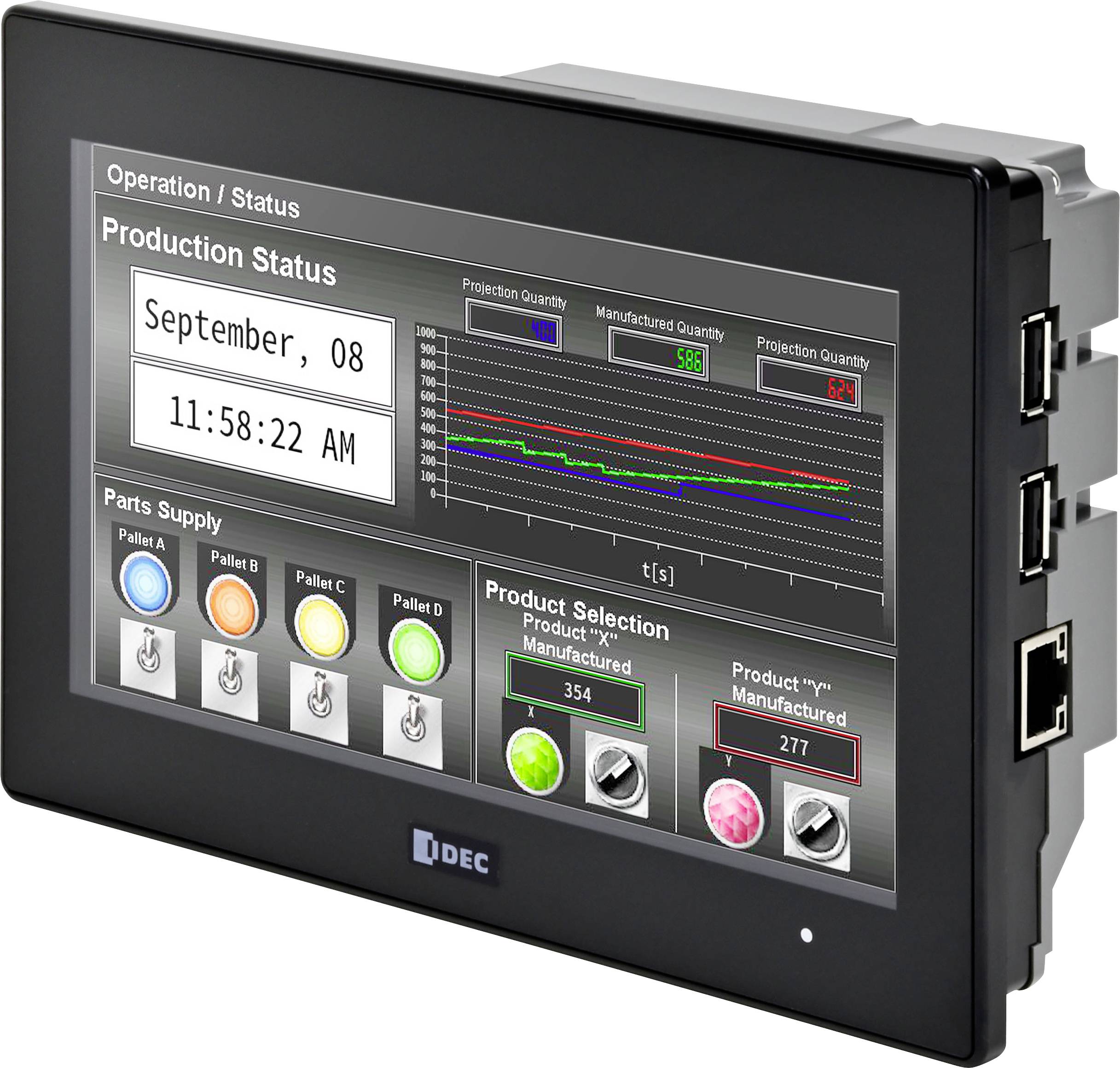 Panel obsługi PLC Idec FT2J-7U22SAF-B FT2J-7U22SAF-B - obrazek 1