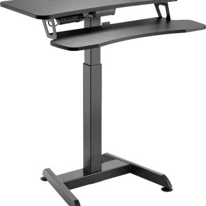 Stolik LogiLink EO0014 elektryczna regulacja wysokości, ergonomiczne, tacka na klawiature (wysuwana) czarny Stolik LogiLink EO0014 elektryczna regulacja wysokości, ergonomiczne, tacka na klawiature (wysuwana) czarny