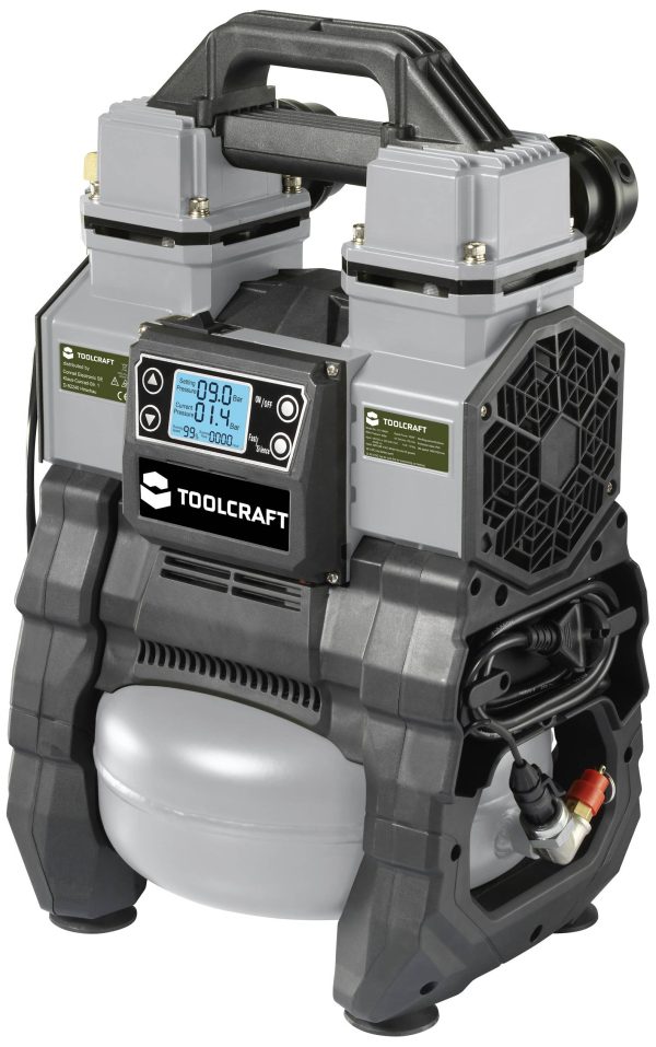 Sprężarka powietrza TOOLCRAFT DC1090M 9 bar