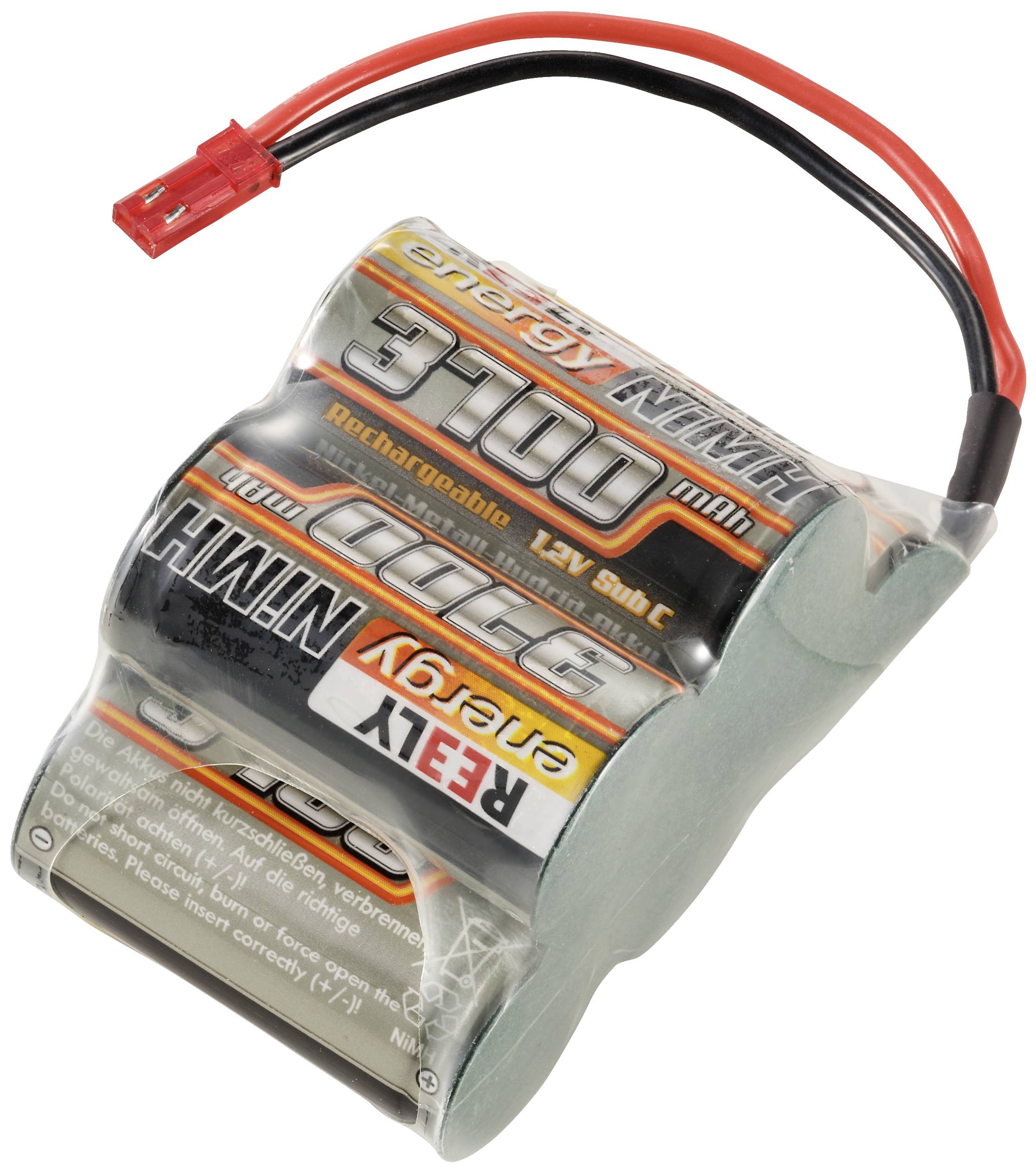 Reely Akumulator do odbiornika (NiMH) 6 V 3700 mAh Ilość ogniw: 5 Sub-C Hump BEC - obrazek 1