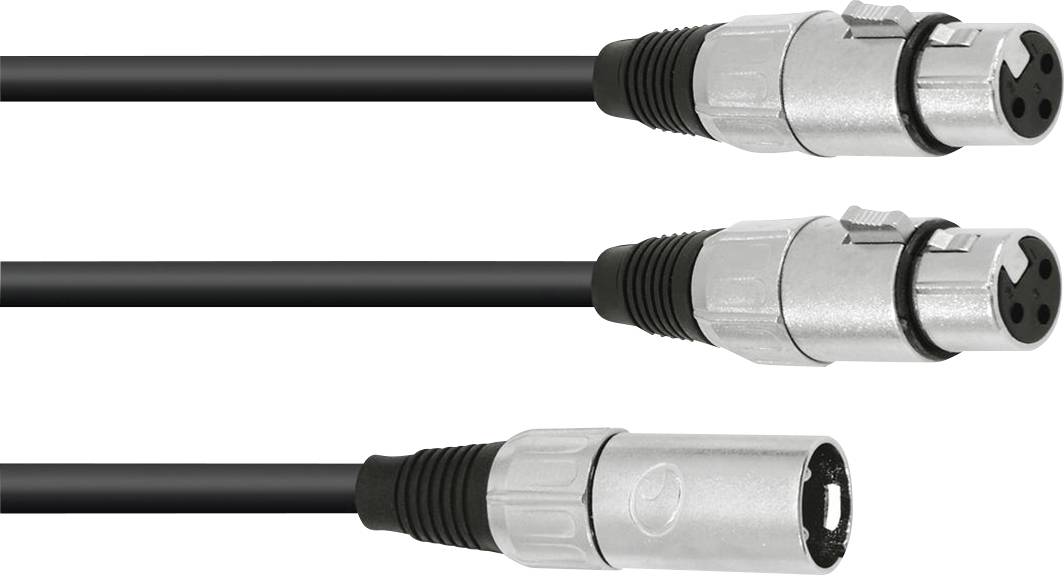adapter XLR Omnitronic 30225207 30225207, 0.50 m - obrazek 1