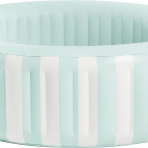 Turkusowo-biały basen Intex „Coastal Luxe Pool” w stylowym wzornictwie zapewnia orzeźwiającą zabawę w kąpieli dzieciom w Turkusowo-biały basen Intex „Coastal Luxe Pool” w stylowym wzornictwie zapewnia orzeźwiającą zabawę w kąpieli dzieciom w