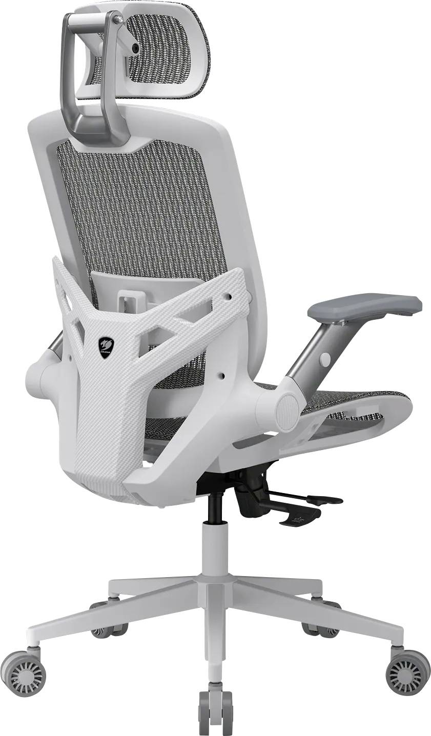 Cougar Speeder One Fotel do gier/biurowy biały - obrazek 1