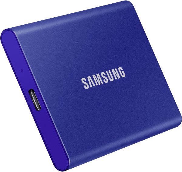 Dysk zewnętrzny SSD Samsung Portable T7 MU-PC1T0H/WW 1 TB USB 3.2 Gen 2 niebieski