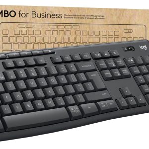 Klawiatura, zestaw myszy Logitech MK370 Combo for Business Wodoszczelne, Ciche klawisze Niemiecki, QWERTZ czarny Klawiatura, zestaw myszy Logitech MK370 Combo for Business Wodoszczelne, Ciche klawisze Niemiecki, QWERTZ czarny