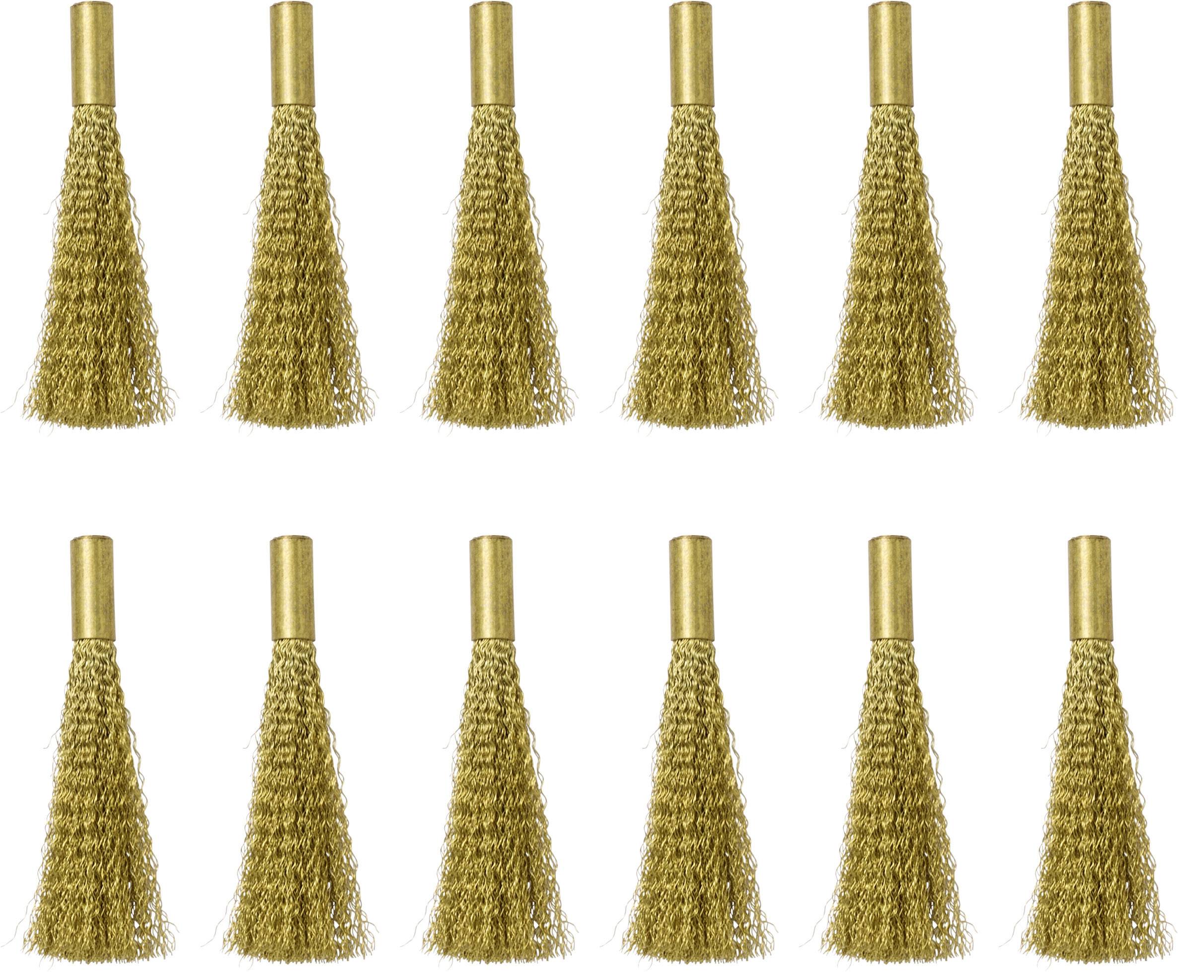 Szczotka z mosiądzu TOOLCRAFT TO-5864076 12 szt. - obrazek 1