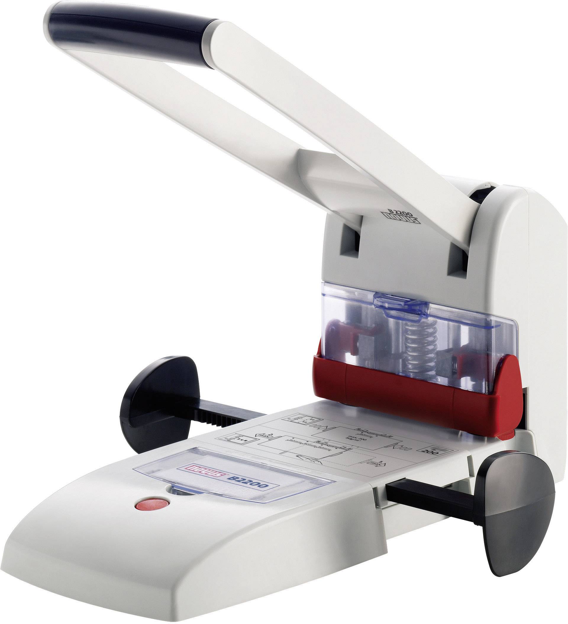 Dziurkacz Novus Office 025-0488 B2200 maks. ustawienie formatu: DIN A4 200 arkuszy (80 g/m²) - obrazek 1