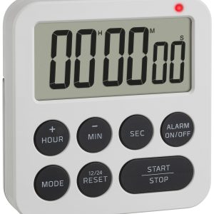 Timer TFA Dostmann TFA-Dostmann 38.2051.02 cyfrowy biały Timer TFA Dostmann TFA-Dostmann 38.2051.02 cyfrowy biały