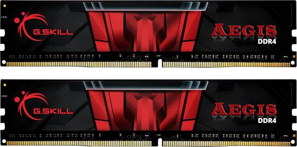 G.Skill Aegis Pamięć robocza do PC – zestaw DDR4 16 GB 2 x 8 GB Non-ECC 3200 MHz 288 pin DIMM CL16-18-18-38 F4-3200C16D-