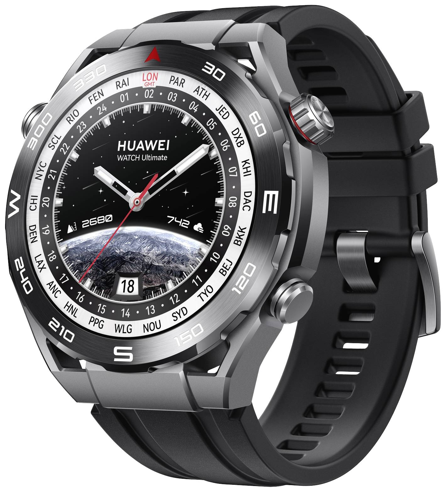 HUAWEI WATCH Ultimate Smartwatch czarny - obrazek 1