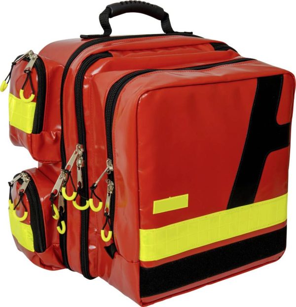 AEROcase 3-56076 Plecak ratunkowy z kieszenią na defibrylator (pusty) 40 x 42 x 27 czerwony