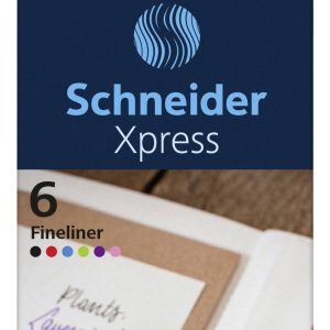 Schneider Schreibgeräte Pióro kulkowe Fineliner Xpress 08 Karton-Etui 6 Stück 190086 6 szt.