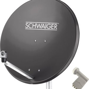 Schwaiger SPI9961SET9 Antena satelitarna bez odbiornika Ilość uczestników: 4 80 cm Schwaiger SPI9961SET9 Antena satelitarna bez odbiornika Ilość uczestników: 4 80 cm