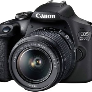 Canon EOS-2000D Lustrzanka cyfrowa zaw. EF-S 18-55 mm IS II 24.1 MPx czarny Wizjer optyczny (OVF), z wbudowaną lampą bły Canon EOS-2000D Lustrzanka cyfrowa zaw. EF-S 18-55 mm IS II 24.1 MPx czarny Wizjer optyczny (OVF), z wbudowaną lampą bły