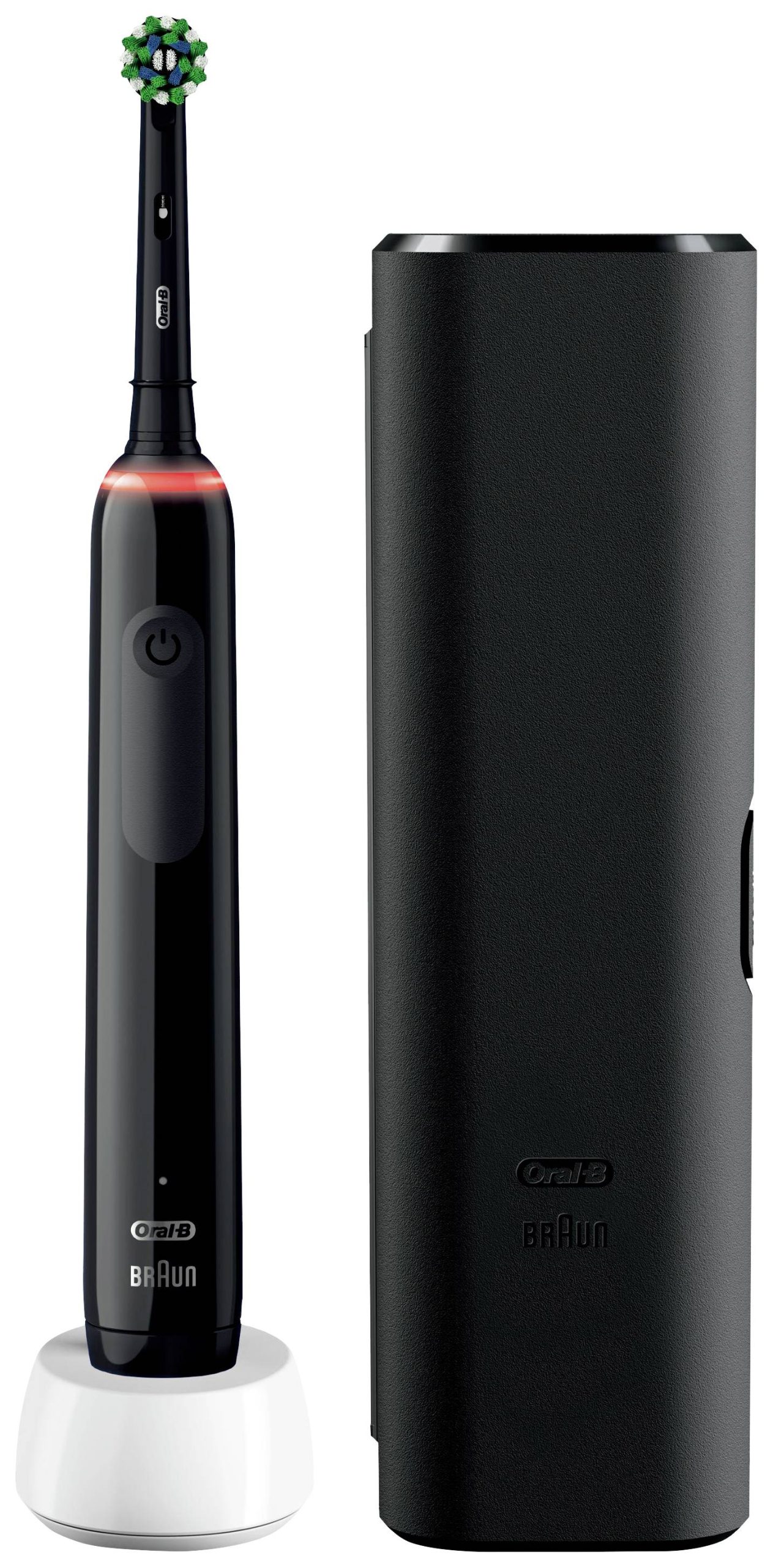Oral-B Pro 3 3500 black 075991 Elektryczna szczoteczka do zębów rotacyjno-oscylacyjno-pulsacyjna czarny - obrazek 1