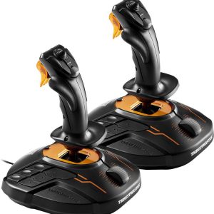 Thrustmaster T.16000M Space Sim Duo Stick Joystick do symulatorów lotu PC czarny, pomarańczowy Thrustmaster T.16000M Space Sim Duo Stick Joystick do symulatorów lotu PC czarny, pomarańczowy