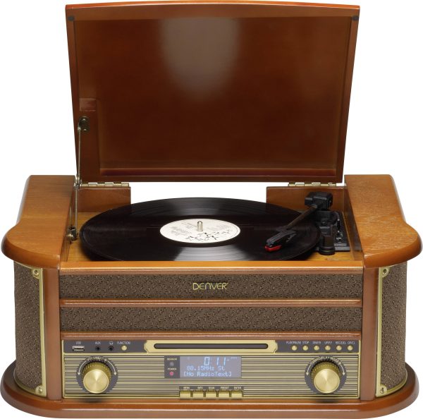 Gramofon Denver MRD-51 drewno