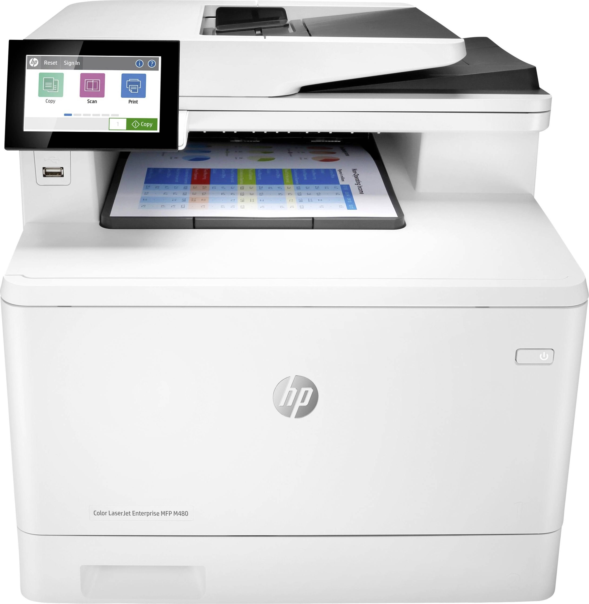 HP Color LaserJet Enterprise M480f MFP Drukarka wielofunkcyjna laser druk kolorowy A4 drukowanie, skanowanie, kopiowanie - obrazek 1