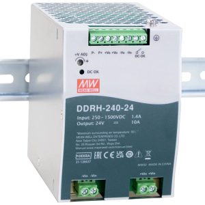 Przetwornica DC/DC 240W na szynę DIN 250-1500V 48V MEAN WELL DDRH-240-48 1 szt. Przetwornica DC/DC 240W na szynę DIN 250-1500V 48V MEAN WELL DDRH-240-48 1 szt.