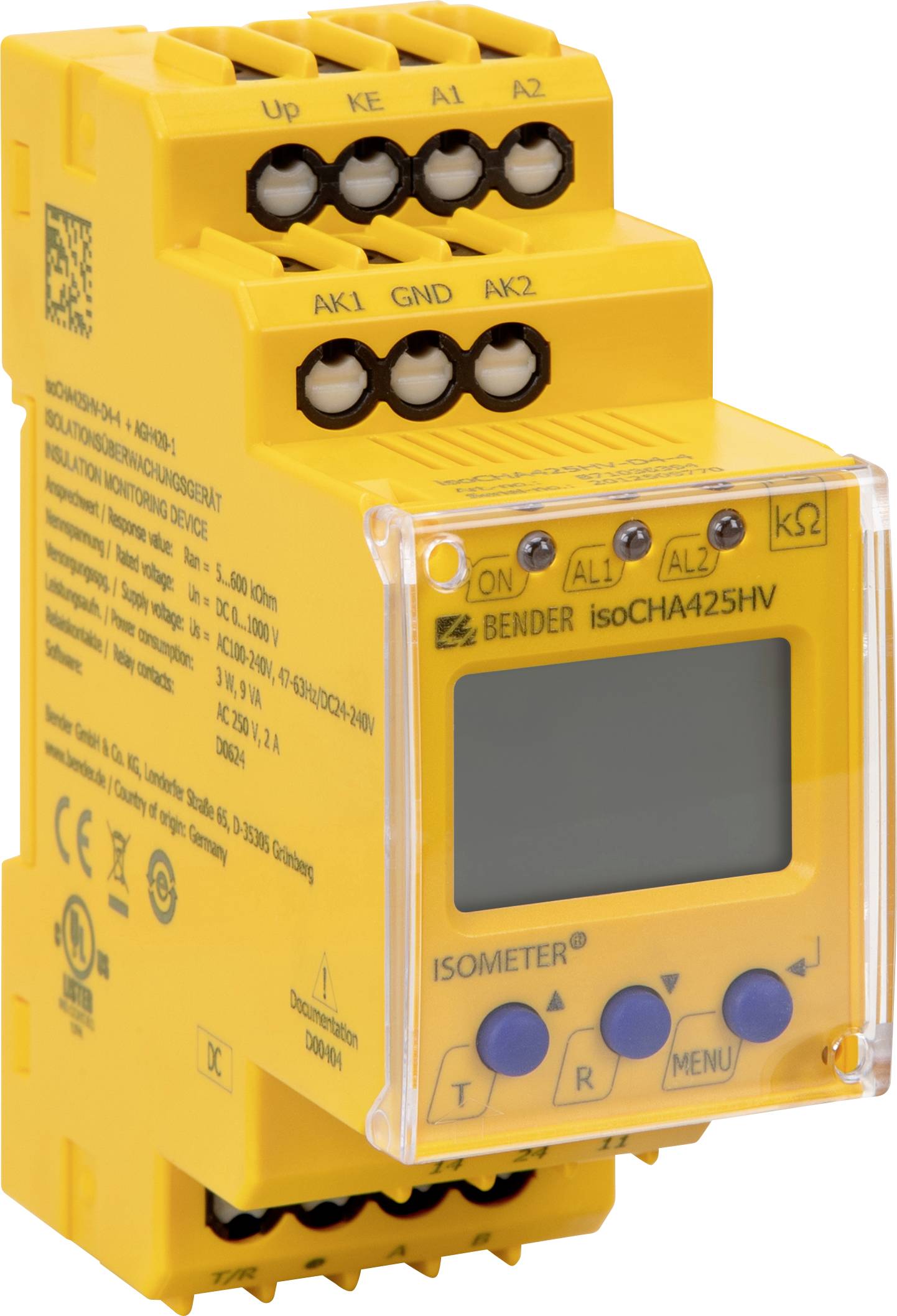 Bender isoCHA425-D4-4 Urządzenie do monitorowania izolacji eMobility Hasło - obrazek 1