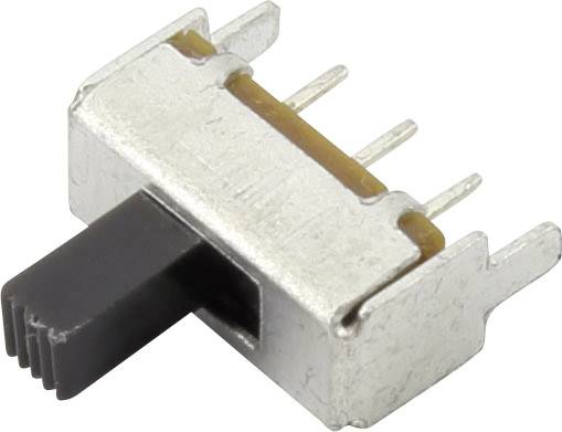 Przełącznik suwakowy 50 V/DC 0.03 A 2 x wyłącz/włącz CSS-1202A 1 szt.