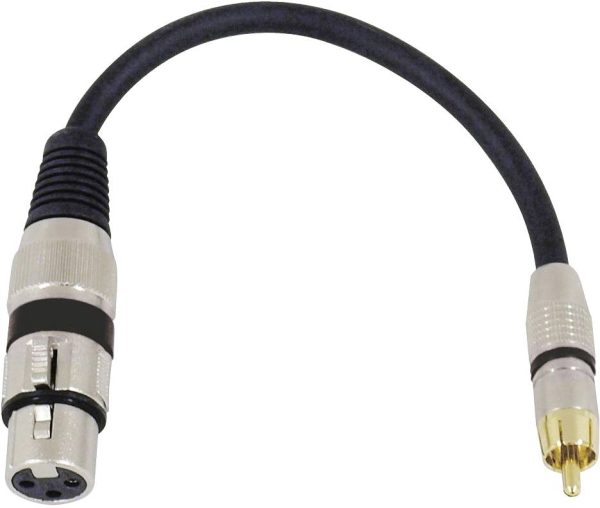 adapter XLR Omnitronic 3022075J 3022075J, 0.15 m