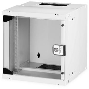 Digitus DN-49100 Szafa rack wisząca 10” 6 U szary, szary (obudowa metalowa), szary (ral 7035)