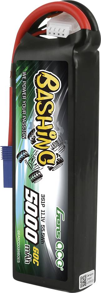 Gens ace Pakiet akumulatorów (LiPo) 11.1 V 5000 mAh Softcase EC5 - obrazek 1