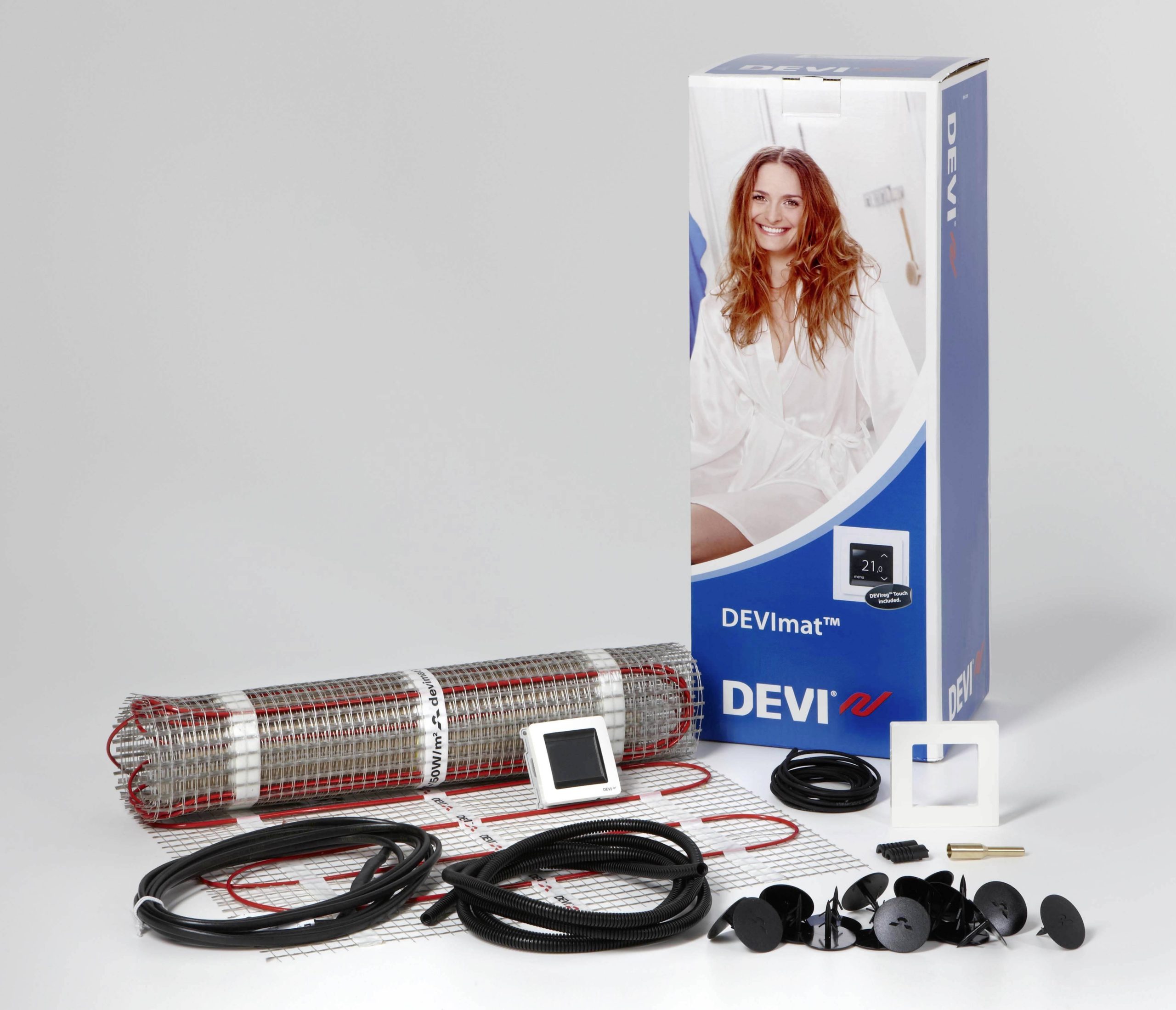 DEVI 140F0816 Mata grzewcza Raumthermostat 150 W - obrazek 1