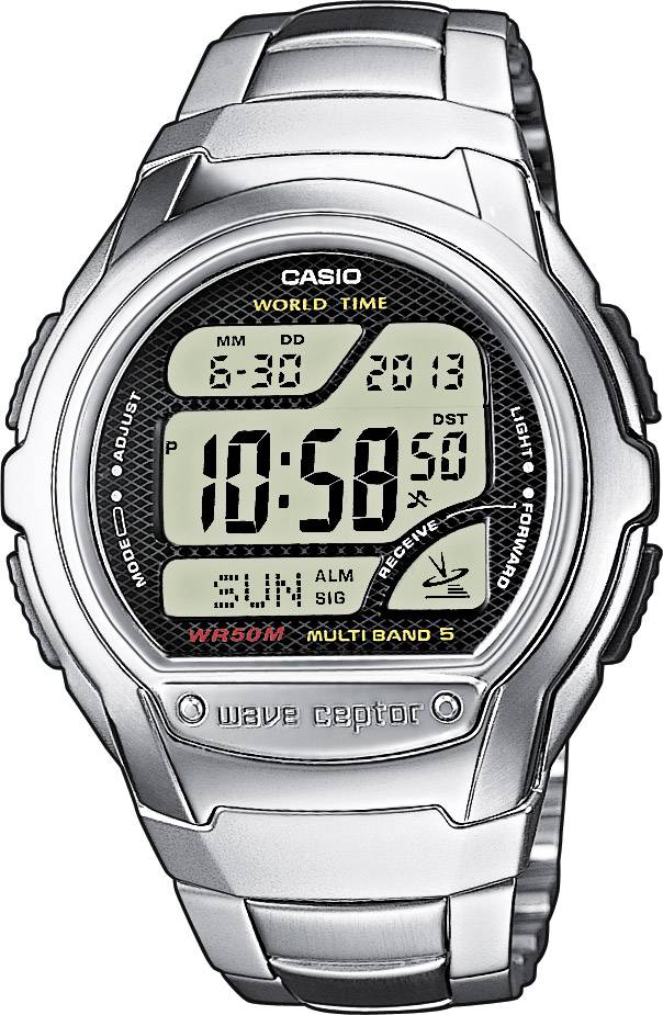 Zegarek na rękę Casio WAVE CEPTOR, Sterowany radiowo, 5 ATM - obrazek 1
