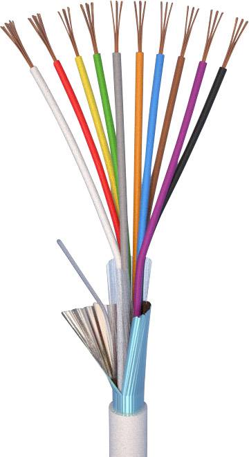 ELAN 20101 Kabel alarmowy LiYY 10 x 0.22 mm² biały Produkty w metrach bieżących - obrazek 1