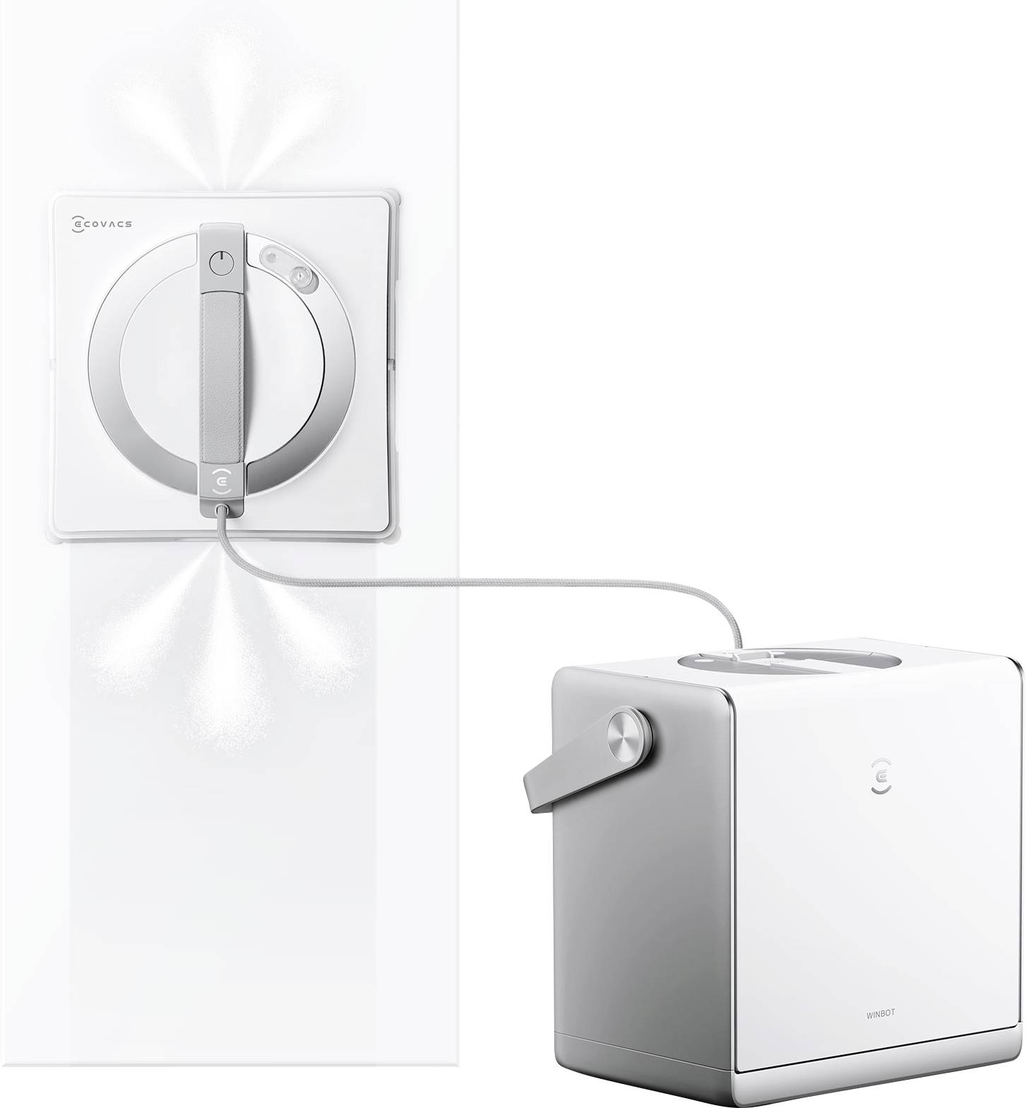 ECOVACS WINBOT W2 PRO OMNI Robot czyszczący do okien biały - obrazek 1