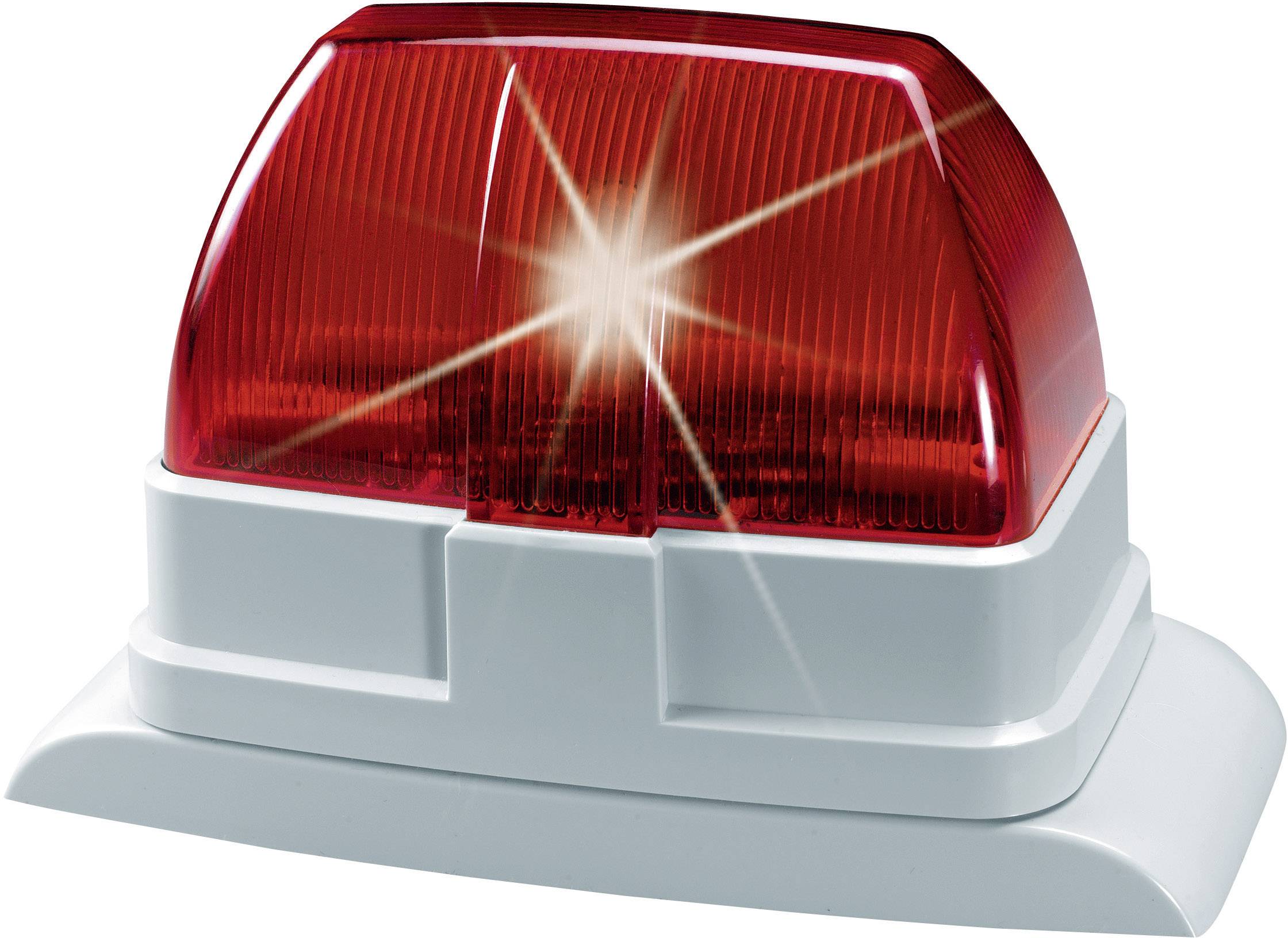 Światło migające wewnątrz i zewnątrz budynków, ABUS Xenon, 12 V/DV, czerwone - obrazek 1