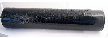 HEAD Folia stretch polietylen (D x S) 300 m x 50 cm czarny 150 m² - obrazek 1