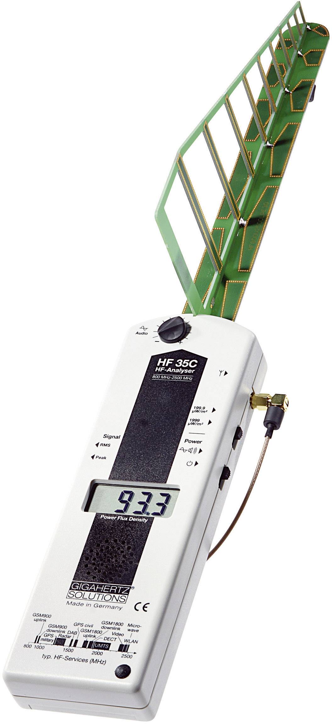 Miernik pola elektromagnetycznego Gigahertz Solutions HF35C, 0,1 - 1999 uW/m2 - obrazek 1