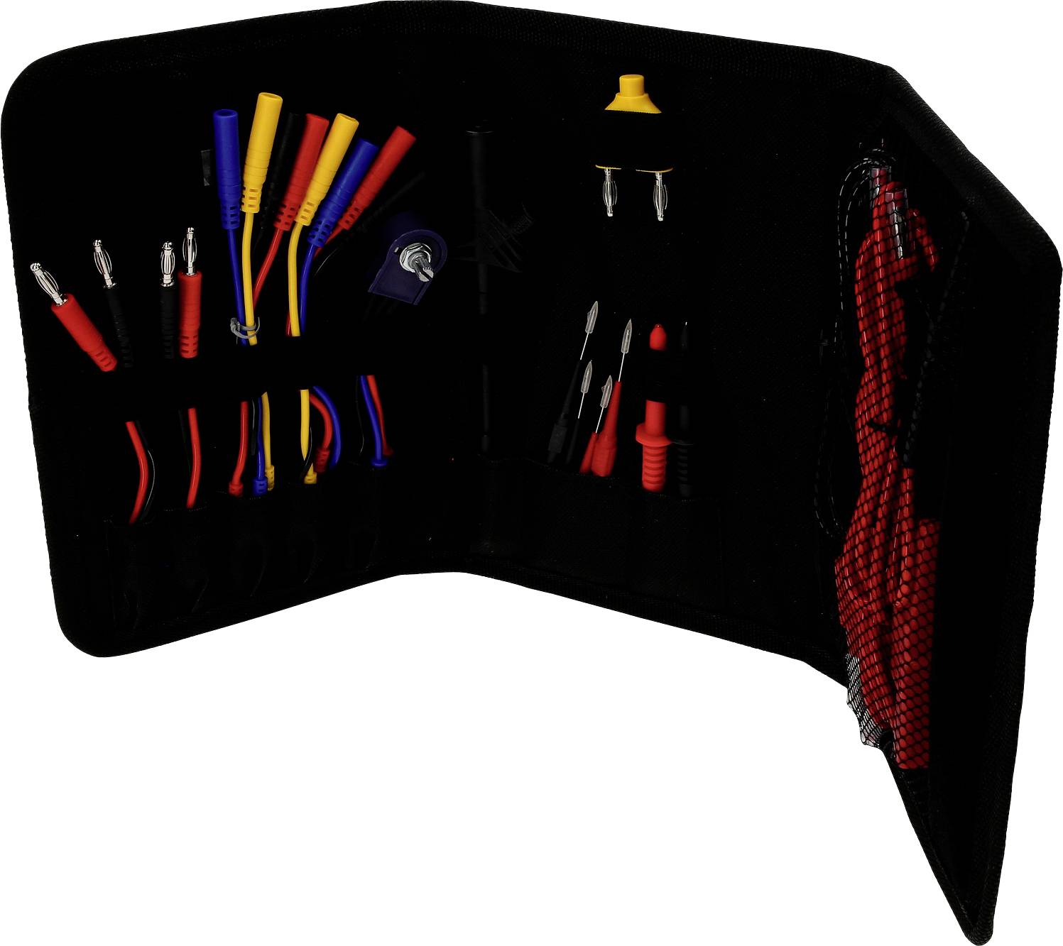 KS Tools 150.0895 Zestaw kabli diagnostycznych i pomiarowych 12/24V, 25 szt. - obrazek 1