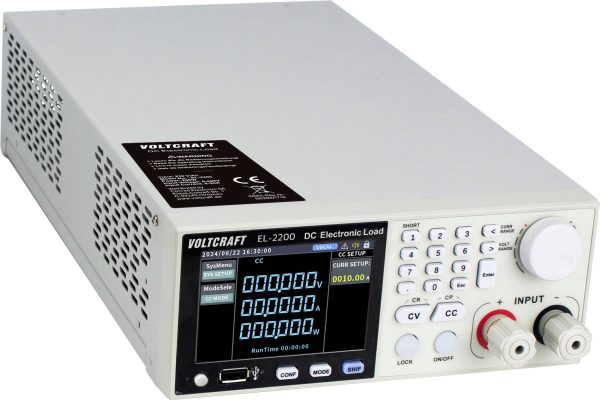 Sztuczne obciążenie VOLTCRAFT EL-2200 600 V/DC 20 A Kalibracja (ISO)