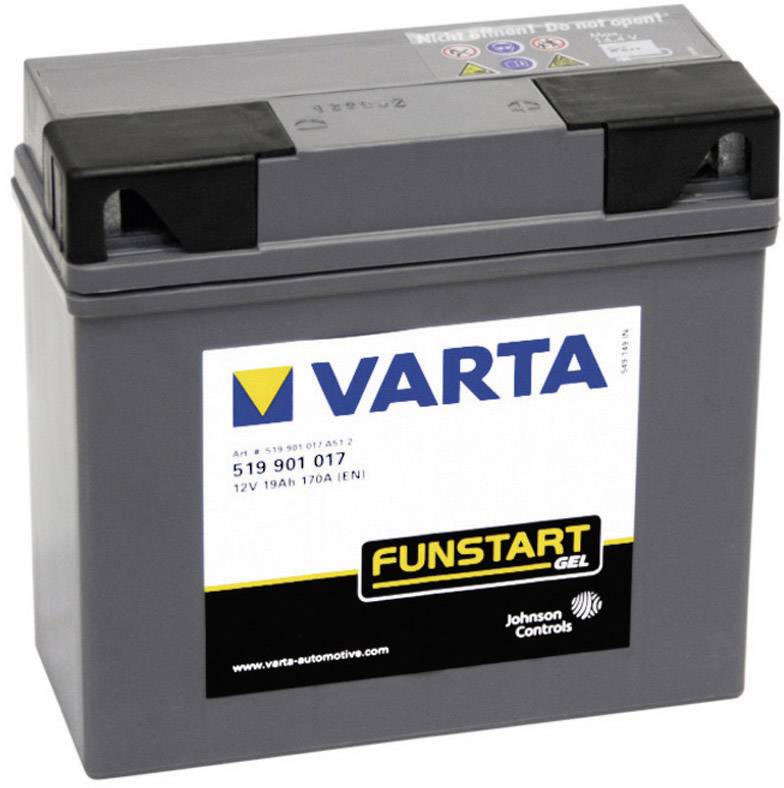 Varta BMW Akumulator motocyklowy 12 V 19 Ah ETN 519901017 Połączenie biegunów: Y3 - obrazek 1