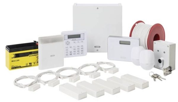 ABUS AZAA10300 Terxon SX Zestaw systemu alarmowego przewodowego Strefy alarmowe 8 przewodowych, 1 strefa sabotażowa