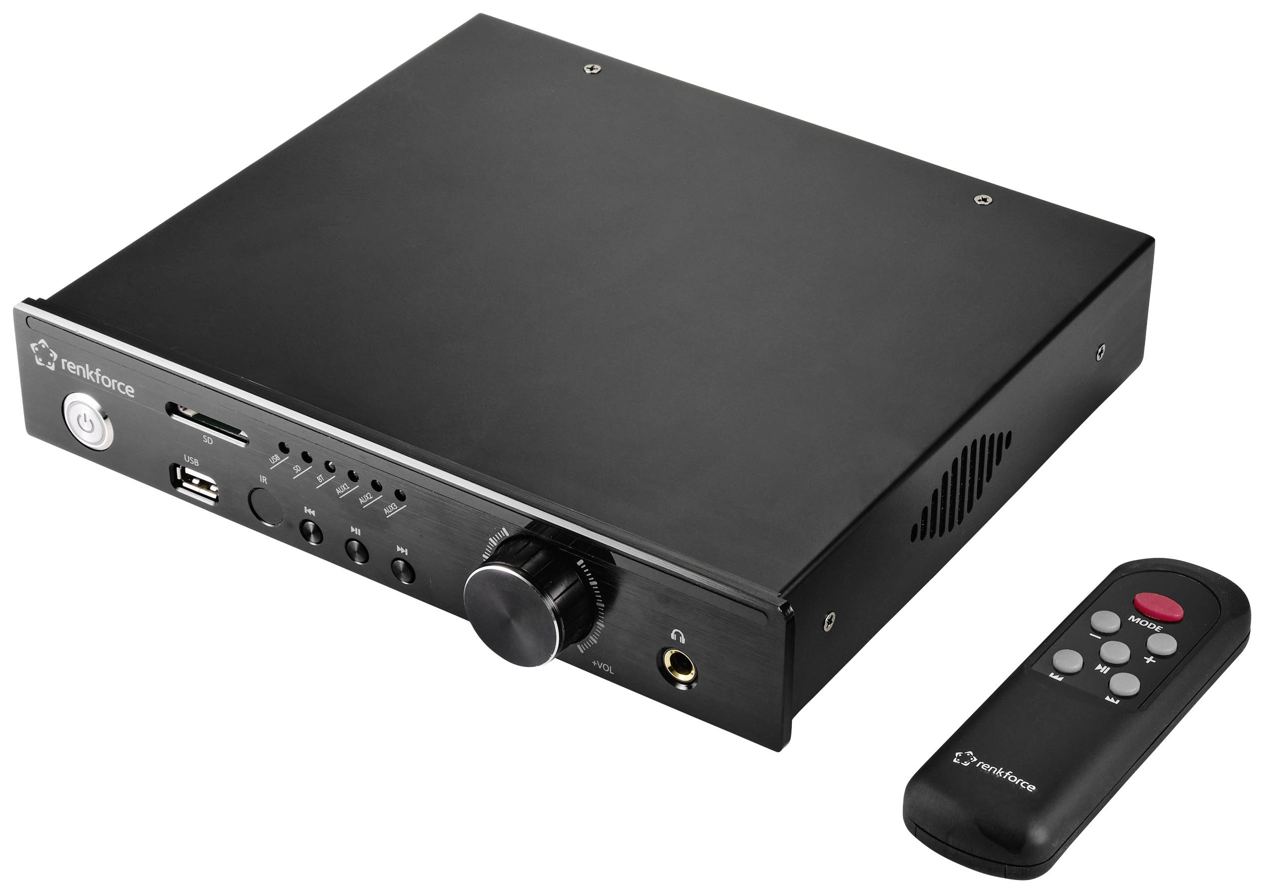 Wzmacniacz Hi-Fi Renkforce RF-5043172 RF-WAM-300, N/A, czarny - obrazek 1