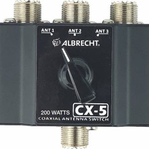 Albrecht Przełącznik antenowy CX-5 3-Wege Antennenschalter 7402 Albrecht Przełącznik antenowy CX-5 3-Wege Antennenschalter 7402