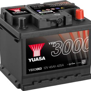 Yuasa SMF YBX3063 Akumulator samochodowy 45 Ah Połączenie biegunów: T1 Yuasa SMF YBX3063 Akumulator samochodowy 45 Ah Połączenie biegunów: T1