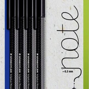 Staedtler triplus 334-9 BK4 Cienkopis 0.3 mm 4 szt. Staedtler triplus 334-9 BK4 Cienkopis 0.3 mm 4 szt.