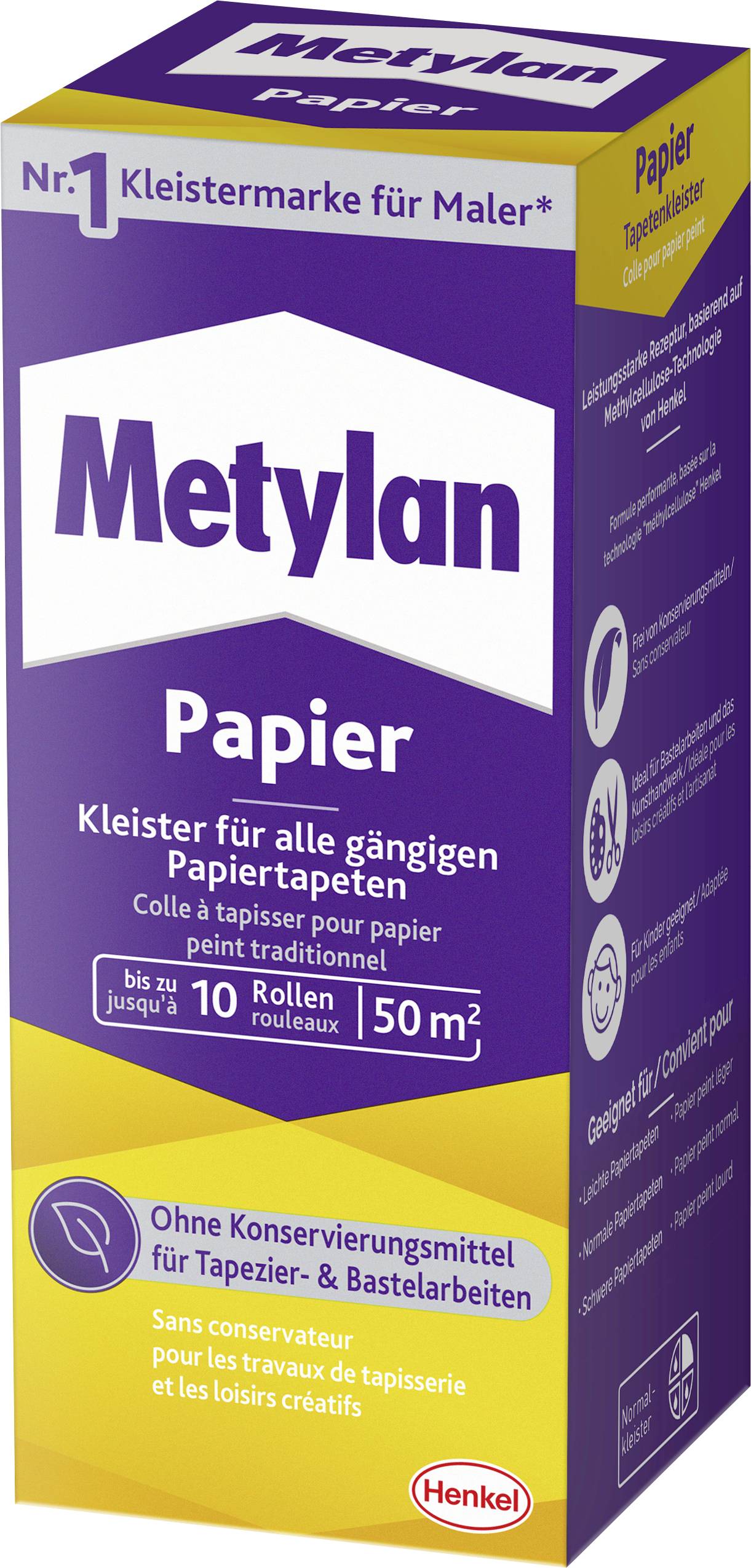 Metylan Papier Klej do tapet MPP40 125 g - obrazek 1