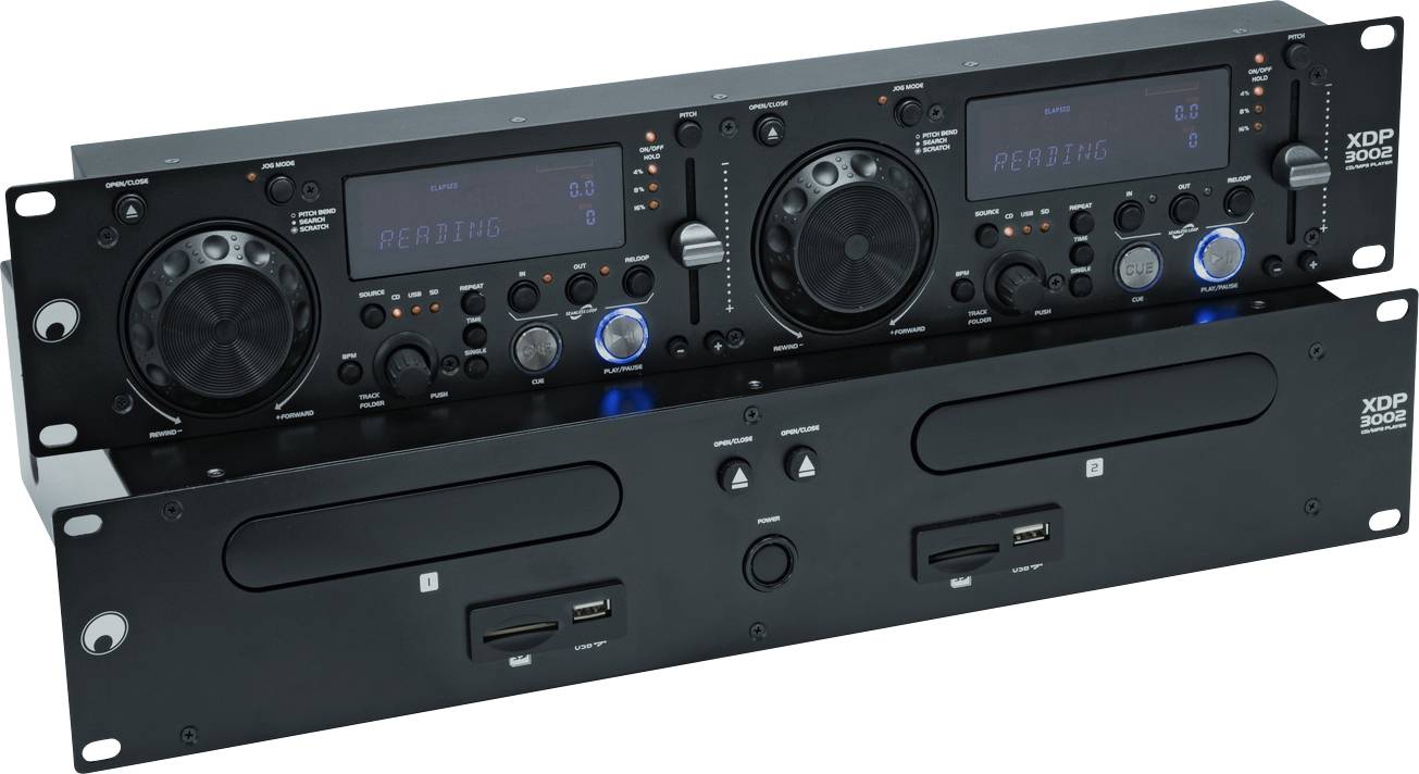 Podwójny odtwarzacz CD MP3 DJ Omnitronic XDP-3002 11046051, 1 szt. - obrazek 1