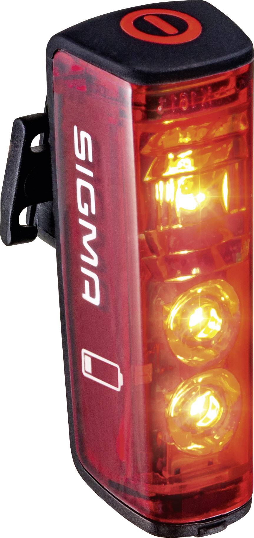 Sigma Lampa rowerowa tylna Blaze LED akumulatorowe czerwony, czarny - obrazek 1
