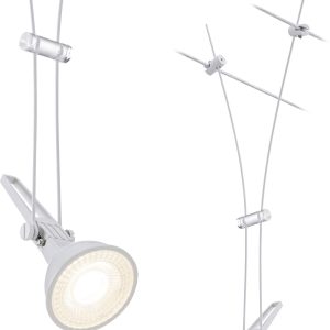 Lampa do systemu kablowego, niskonapięciowego Paulmann Comet GU5.3 biały (matowy) Lampa do systemu kablowego, niskonapięciowego Paulmann Comet GU5.3 biały (matowy)