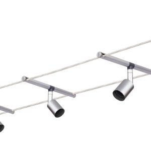Kompletny system kablowy Paulmann Salt 94145 GU5.3 chrom (matowy) Kompletny system kablowy Paulmann Salt 94145 GU5.3 chrom (matowy)